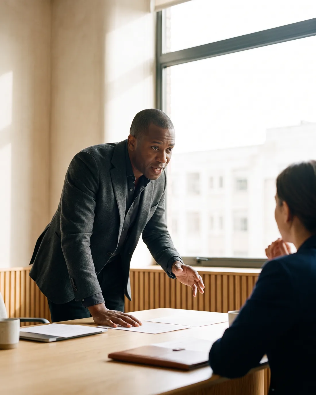 A fractional CFO at work in a Sydney business setting