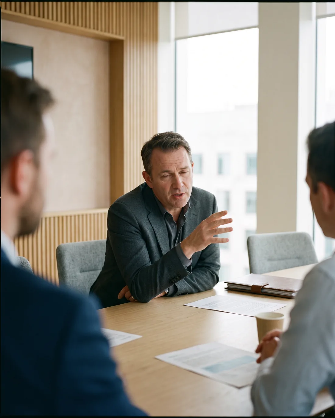 A fractional CRO at work in a Sydney business setting